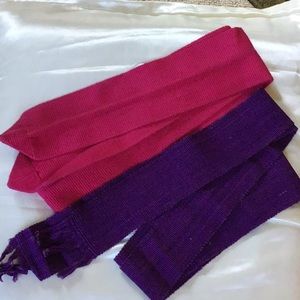 Pair of Handwoven Cotton Belts